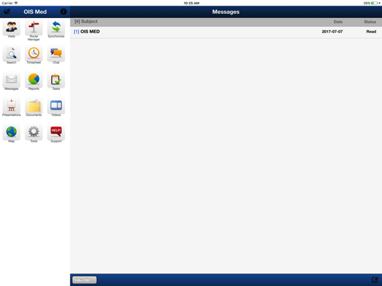 OIS Med iPad  سکرین شاٹس